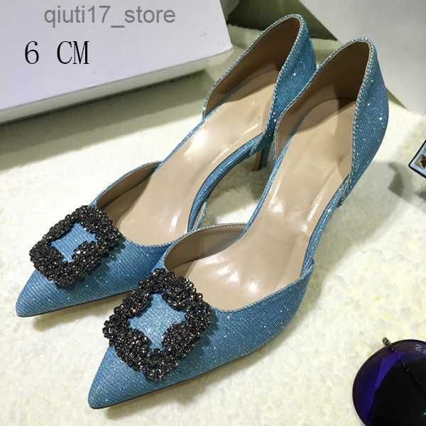 blue 6cm pump