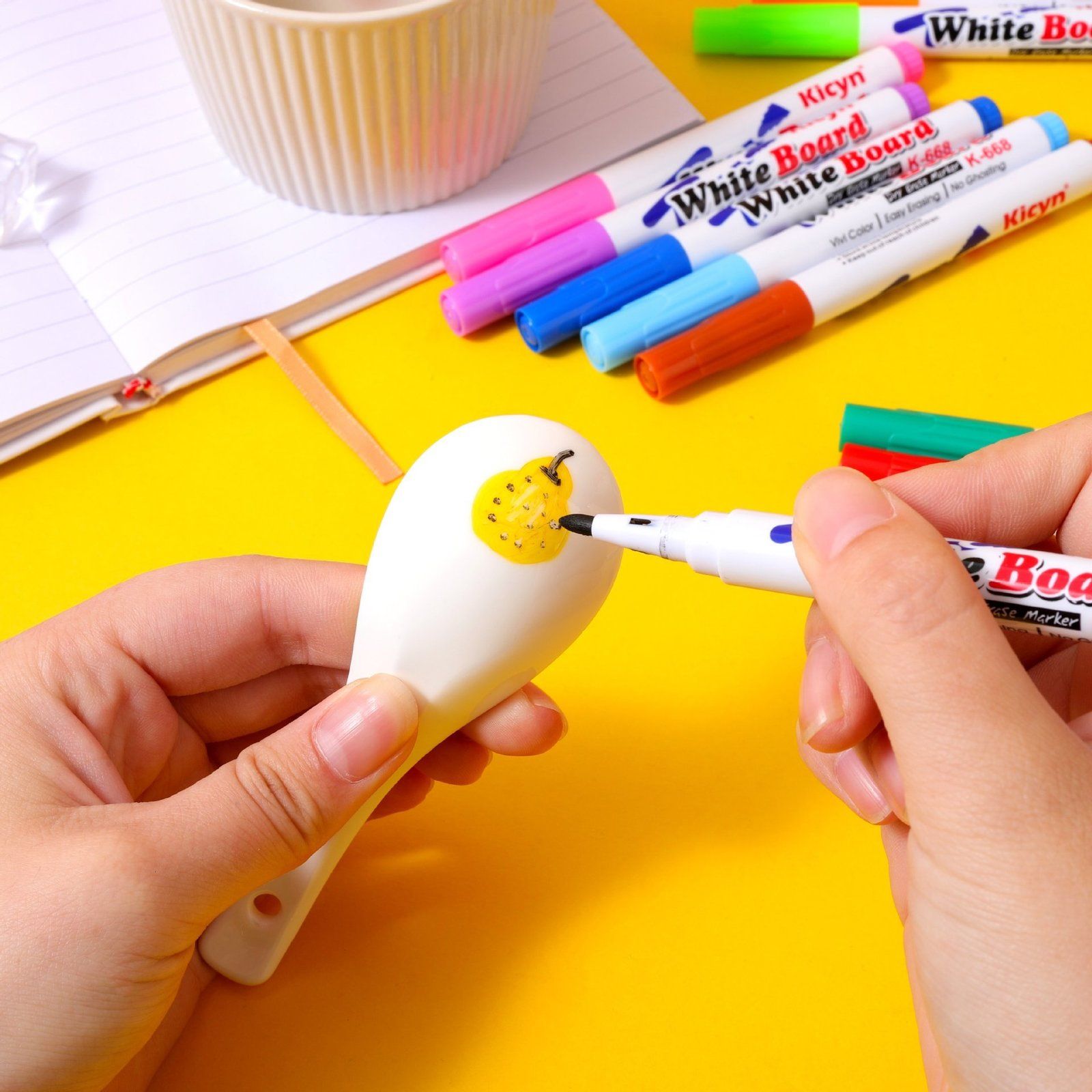 Deli 8/12 Colors Magical Water Painting Pen Water Floating Doodle Pens  Children Diy Early Education Toys Art Whiteboard Marker