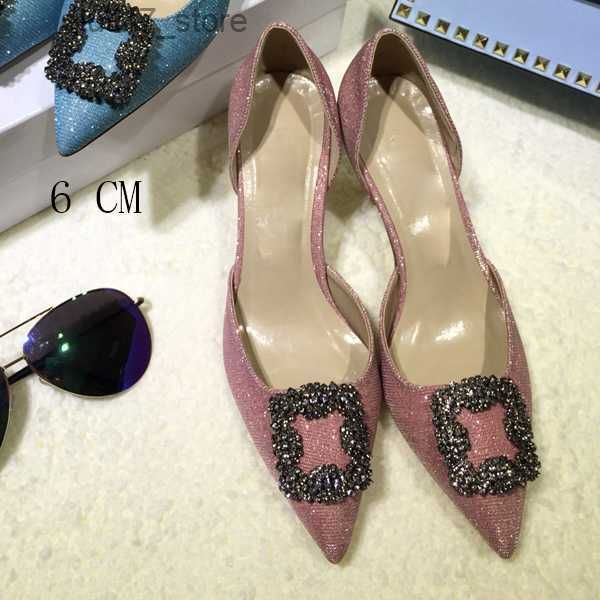 pink 6cm pump