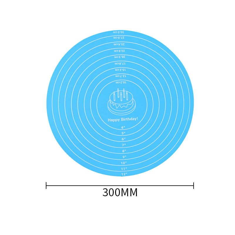 青い丸30cm dia