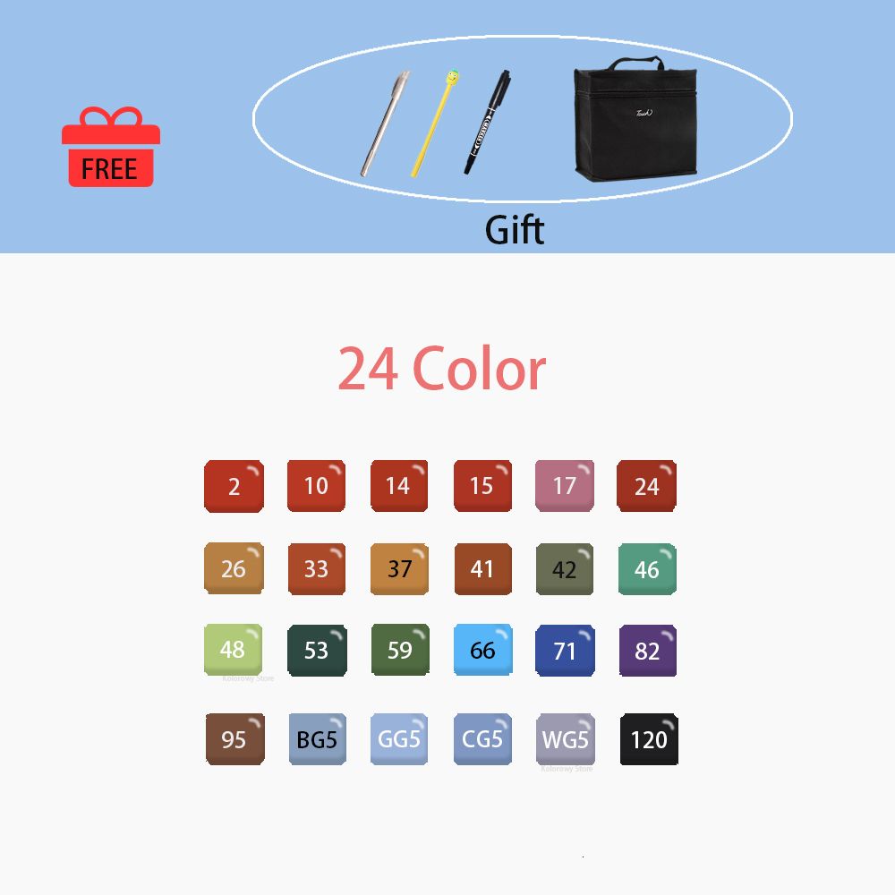 24 Color Set