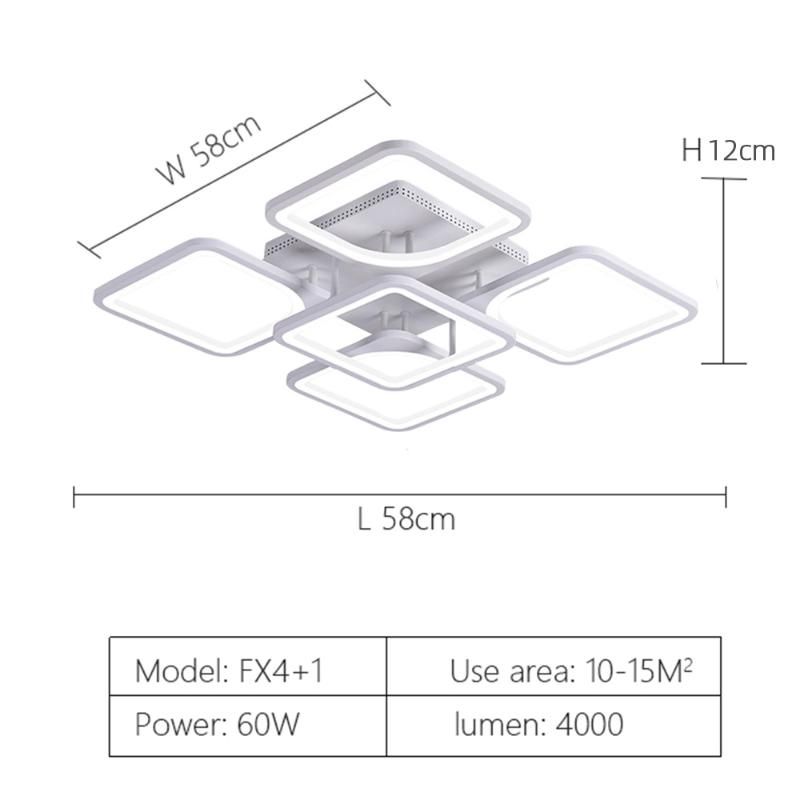 4 i 1 Biała aplikacja z RC DIMMABLE