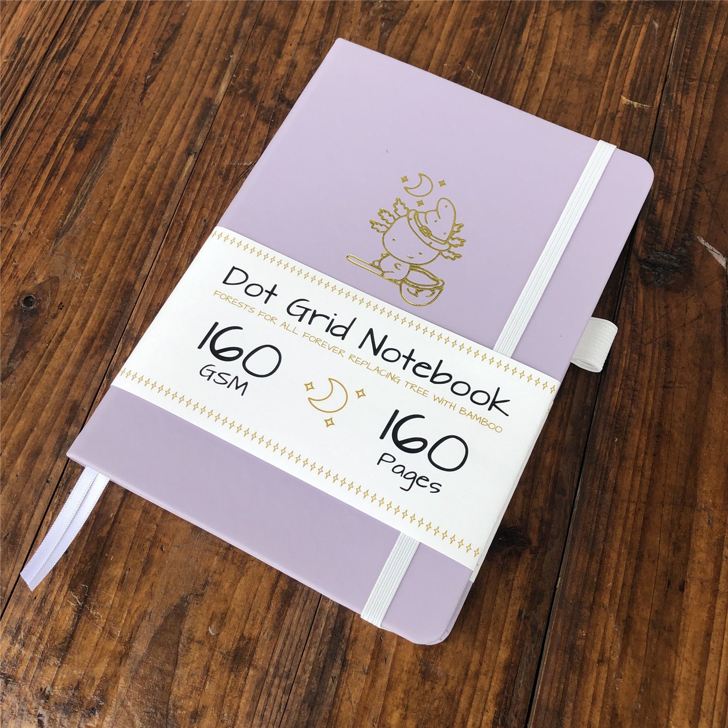 Light Purple-160 Numbered Pages