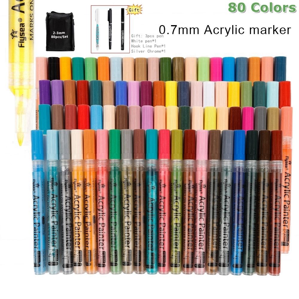 80 couleurs 0,7 mm