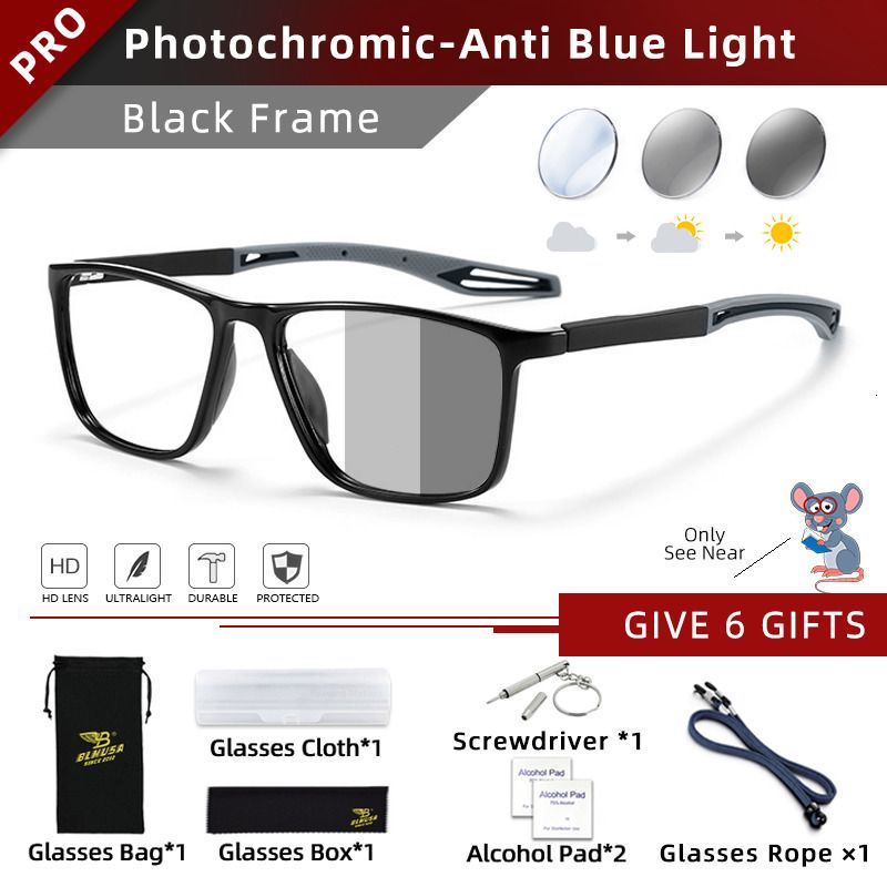 Black Photochromic-+100