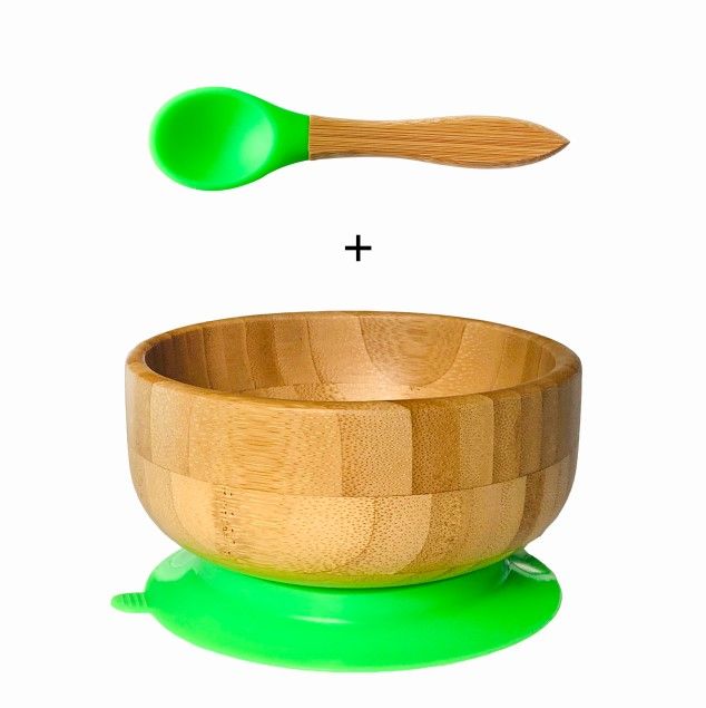 Green Bowl and Spoon