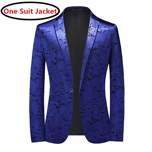 chaqueta de traje azul