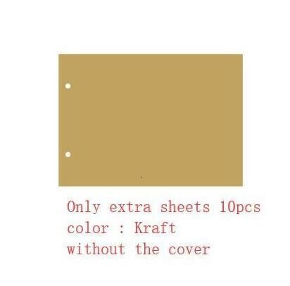 Extra 10sheets Kraft-A5