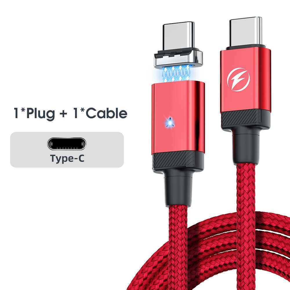 Красный кабель типа c-0,5 м