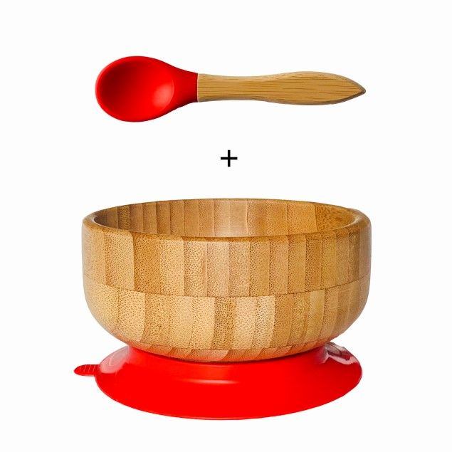 Red Bowl and Spoon