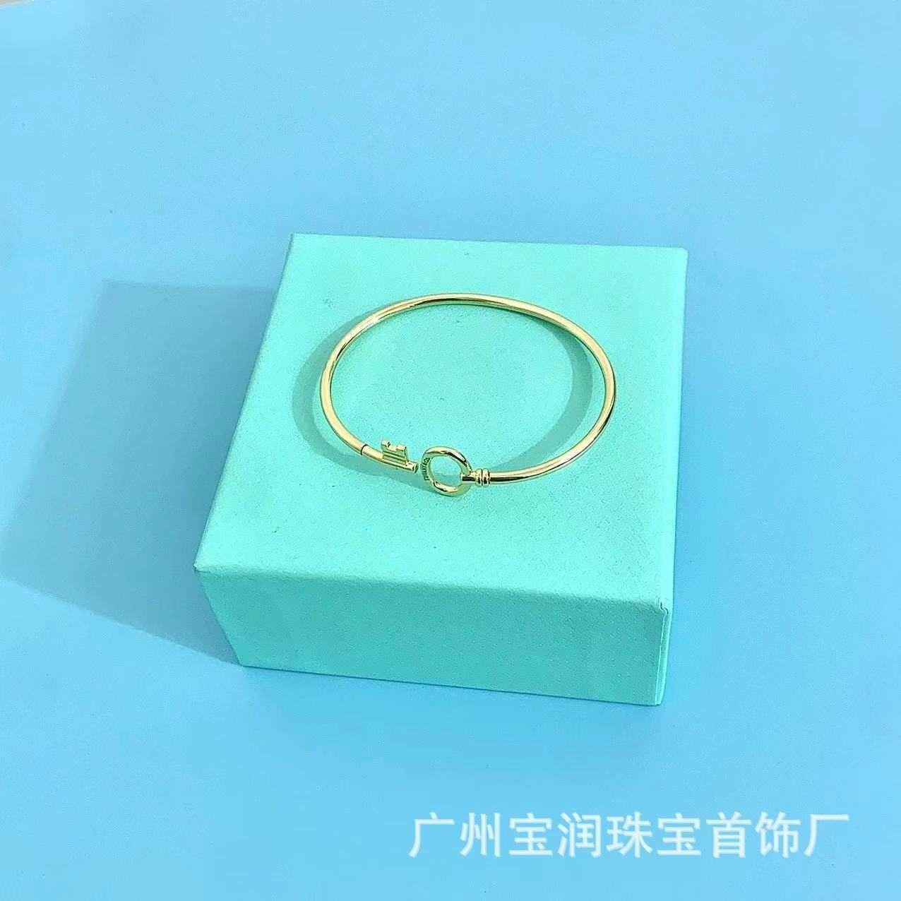 (diamantvrij) Gold Key armband