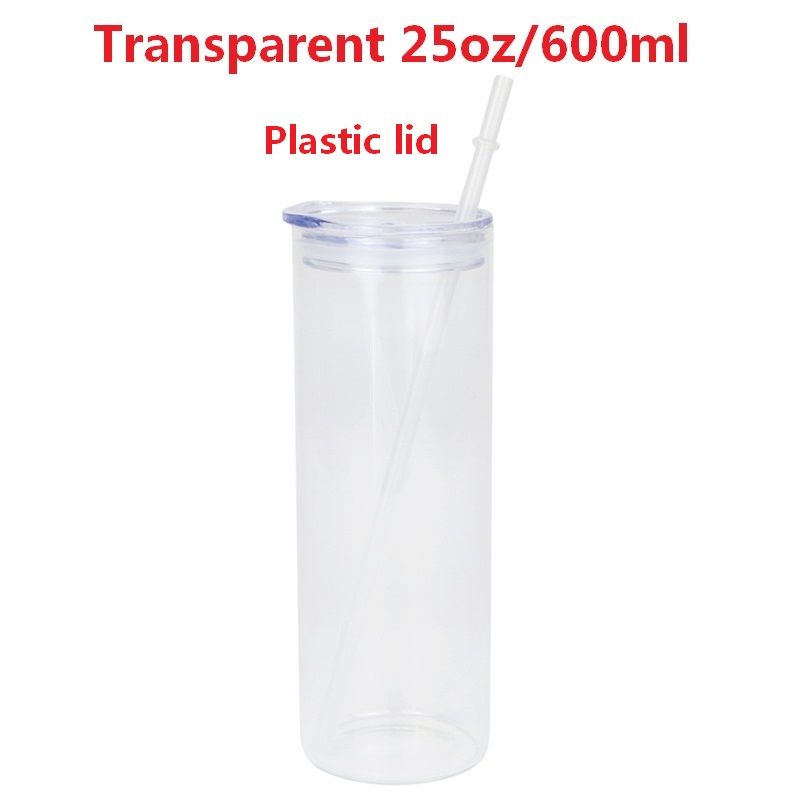 Прозрачность 25 унций+пластиковая крышка