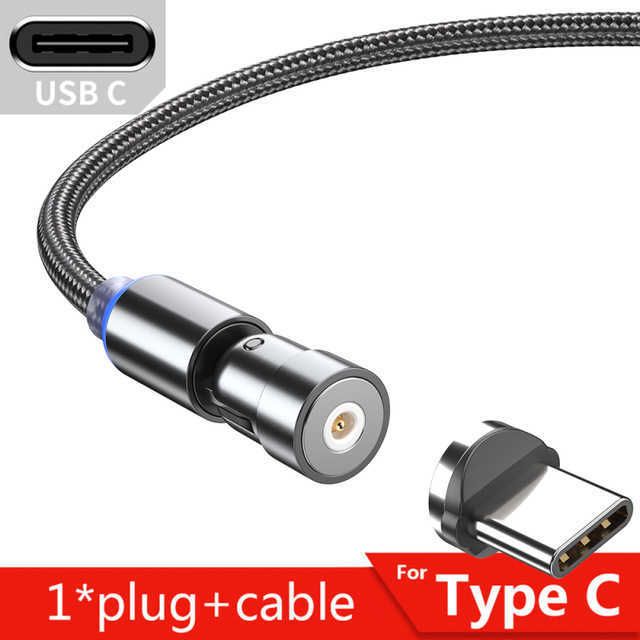 Black Type-C Plug-1m