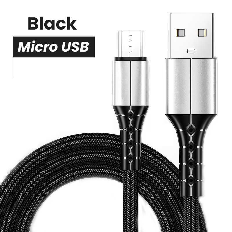 Black-Micro USB-1M
