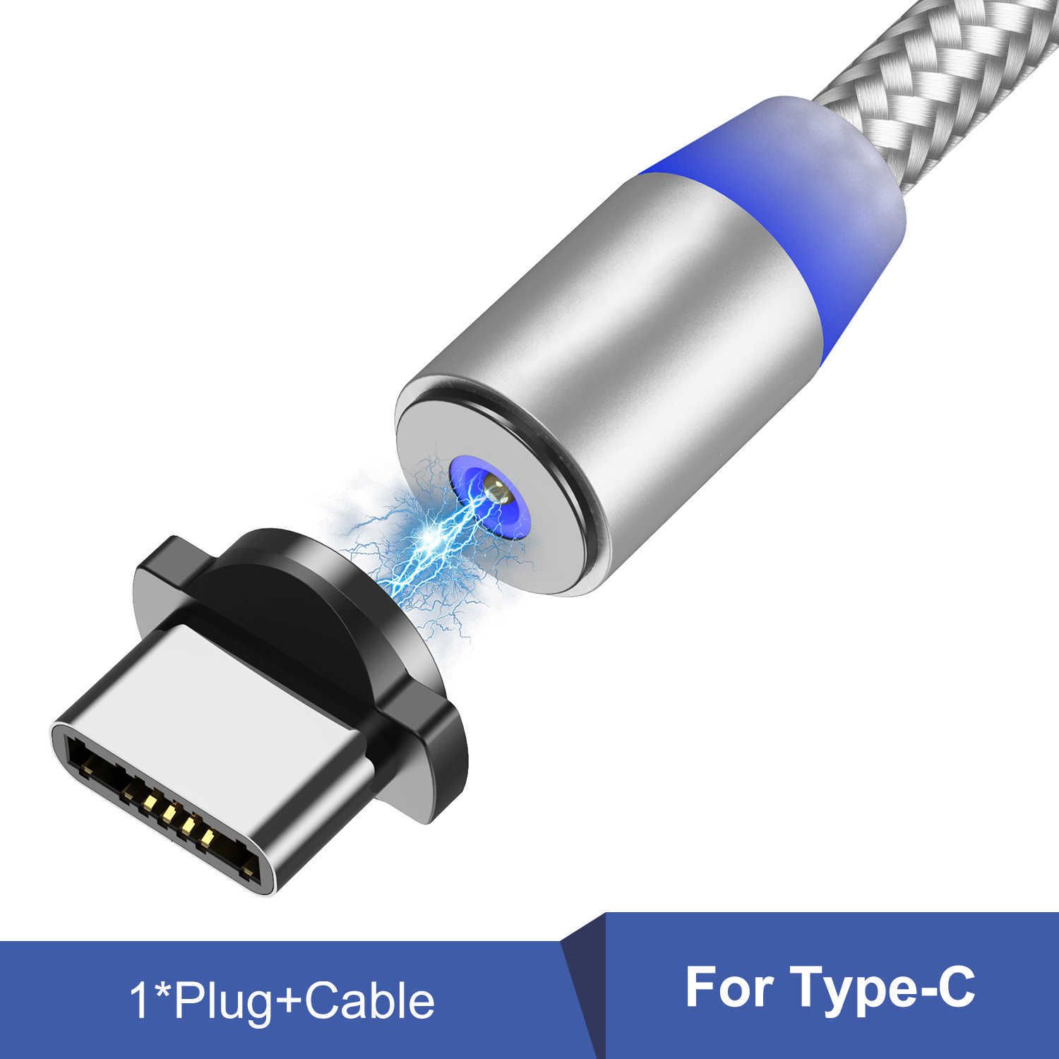 Câble Argent Type c-1m