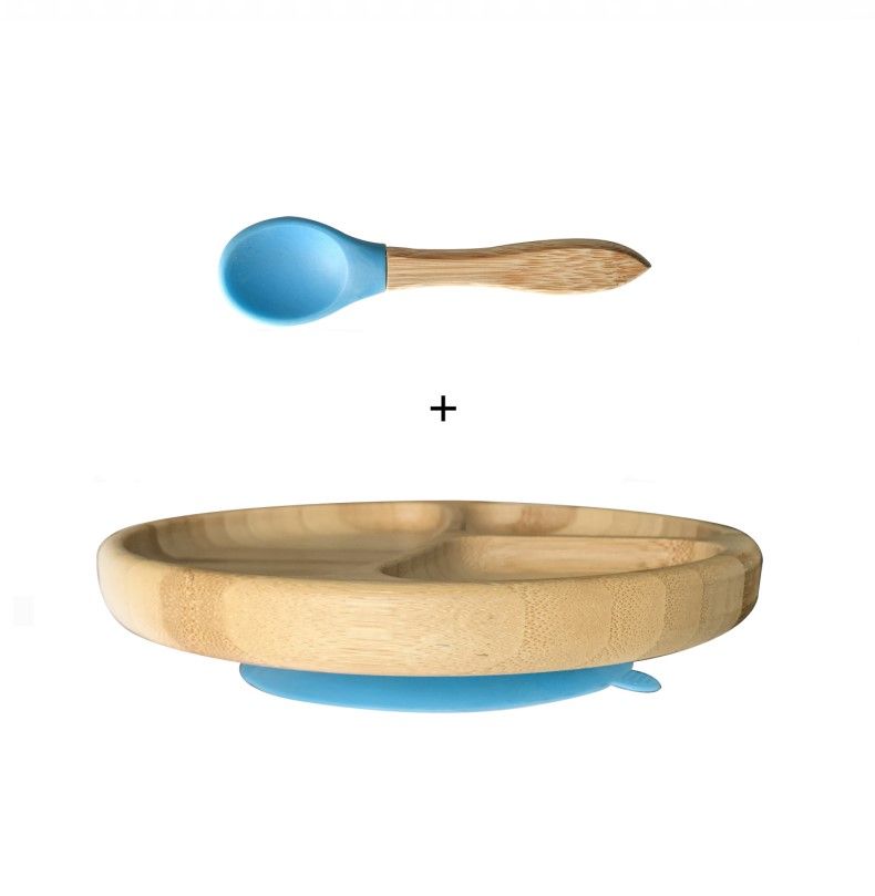 Blue Plate and Spoon