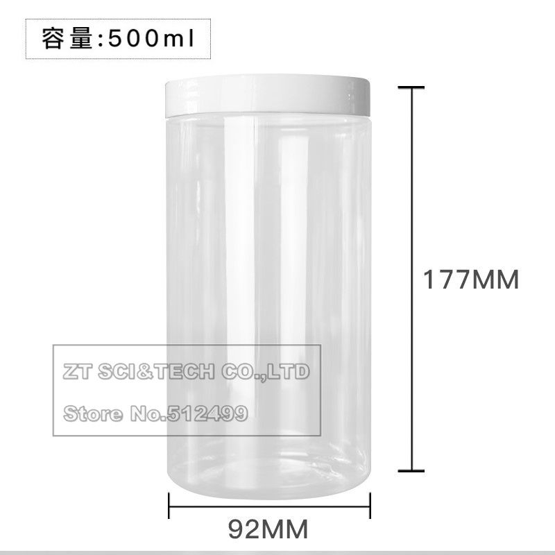 1000ml White Cap 10pcs