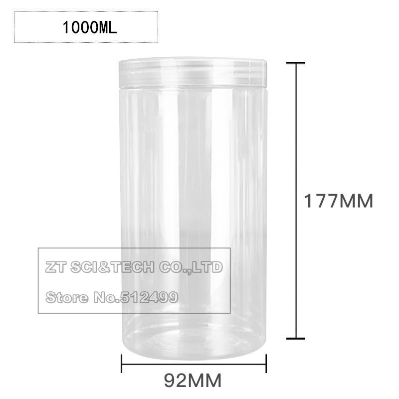 1000ml Clear Cap 10pcs