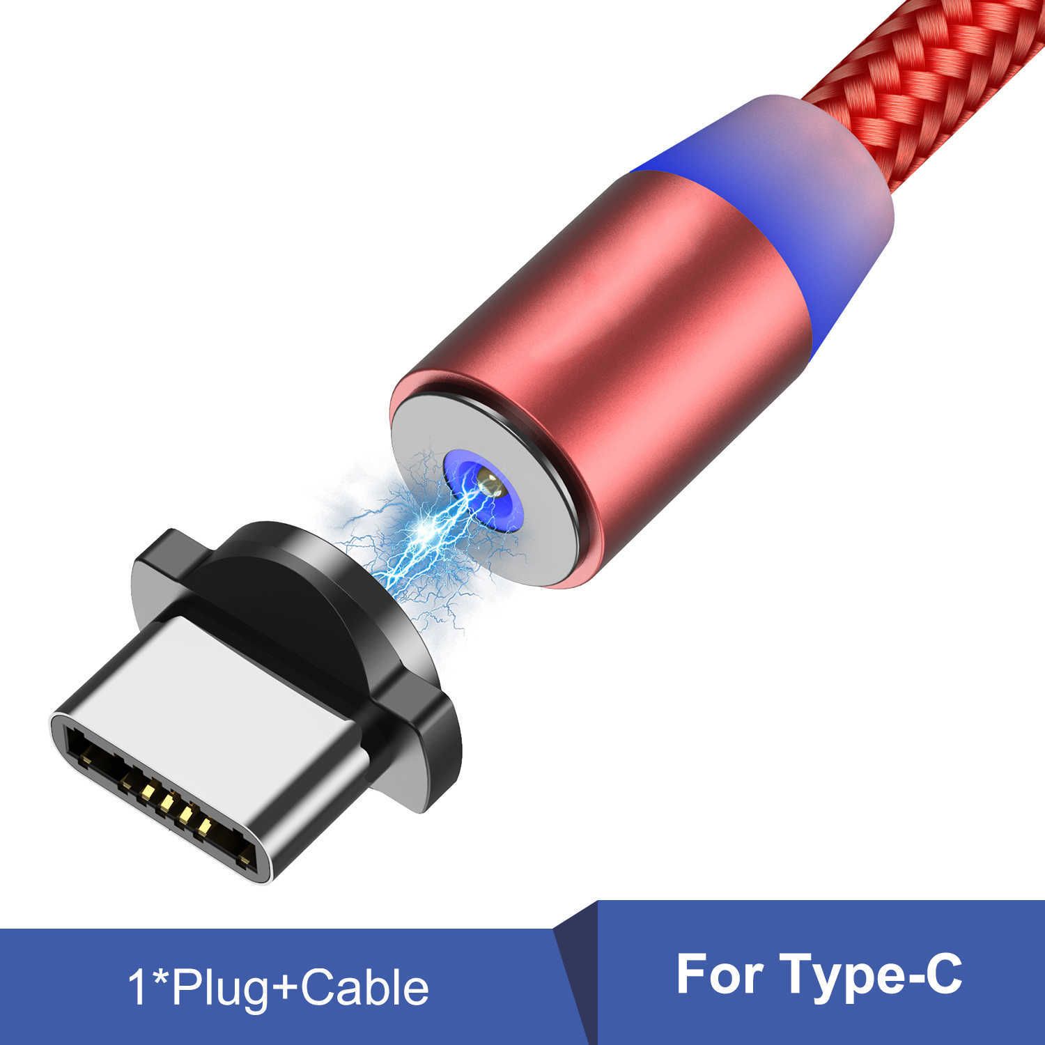 Type de rouge c-câble 1m