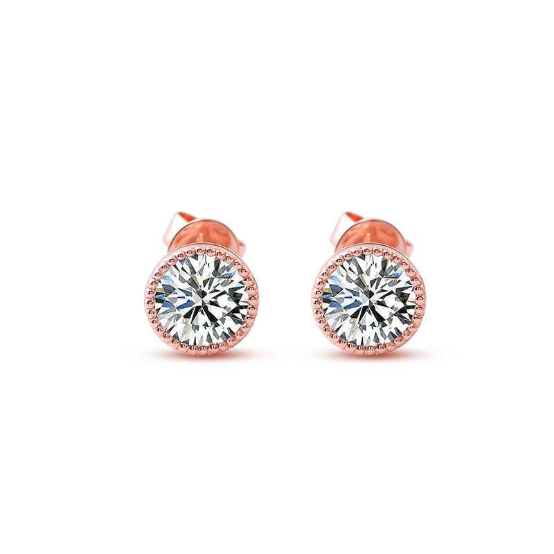 Boucles d'Oreilles Or Rose-14k