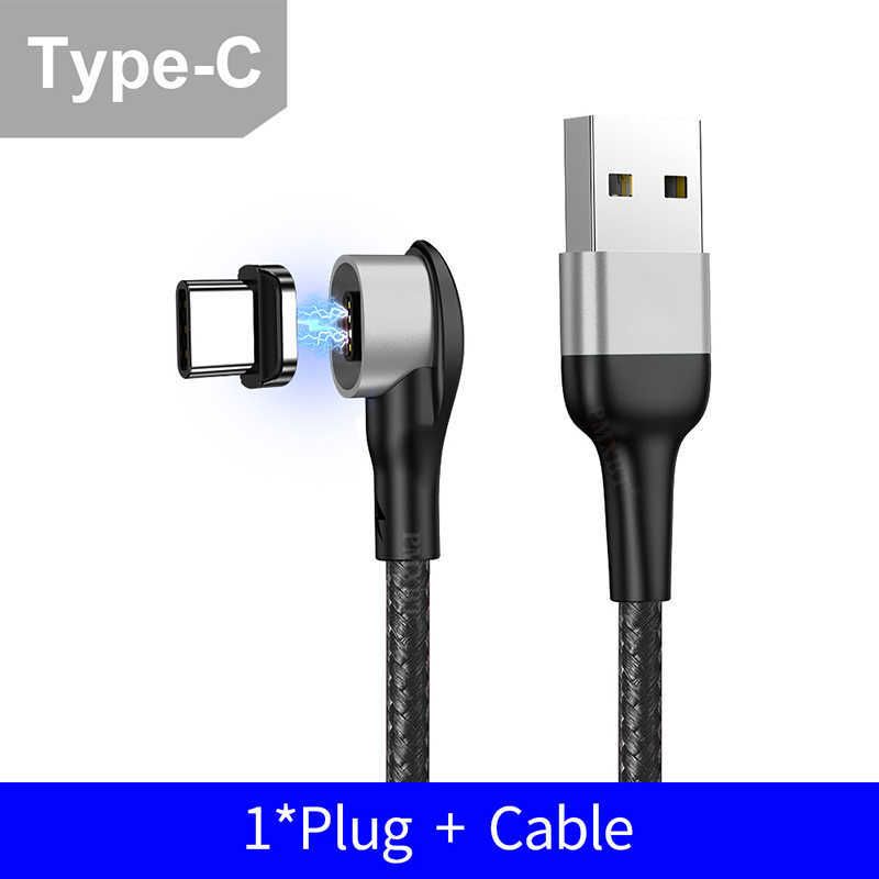 Svart typ C-kabel-2m