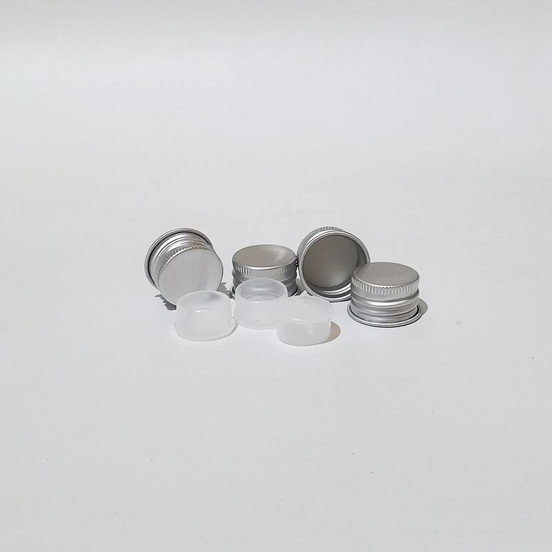 clear bottle silver lid