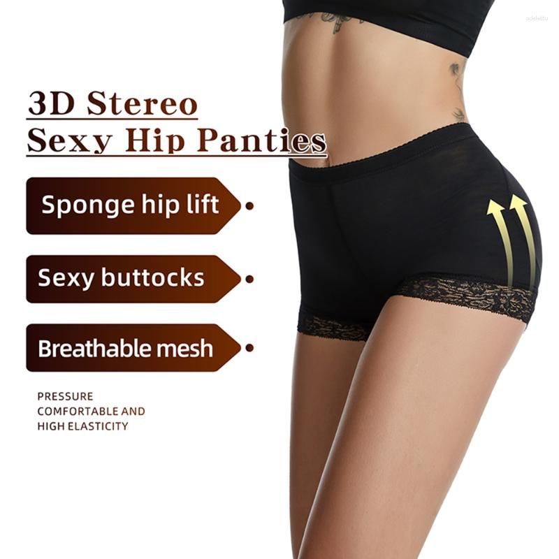 Womens Shapers WEICHENS Fake Buttocks BuLifter Panties With Pads