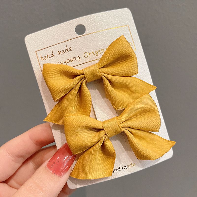 2pcs yellow hairpins