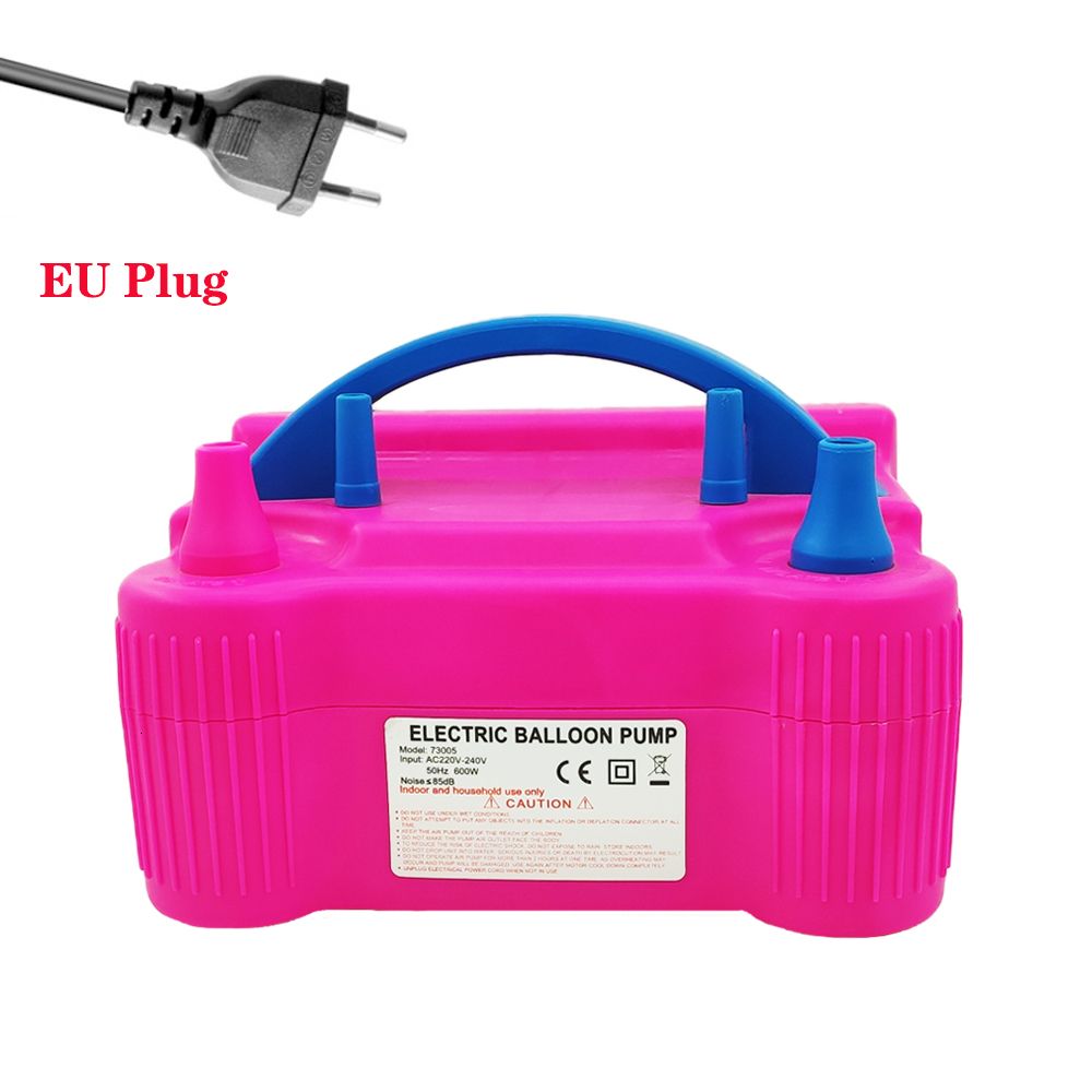 Eu Rose Red 220-240v-Balloon Inflator