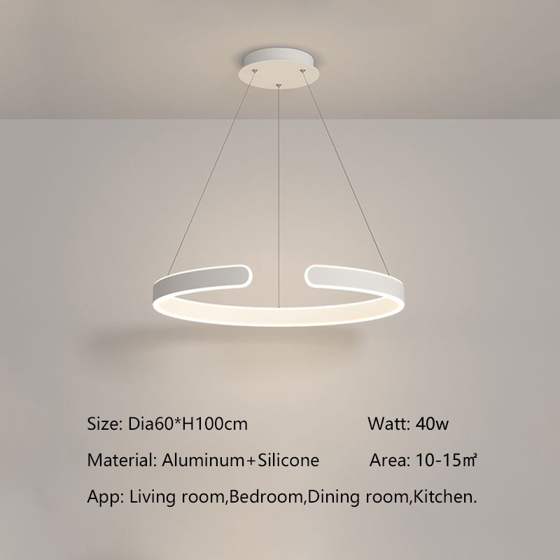 Biały D60CM DIMMABLE RC