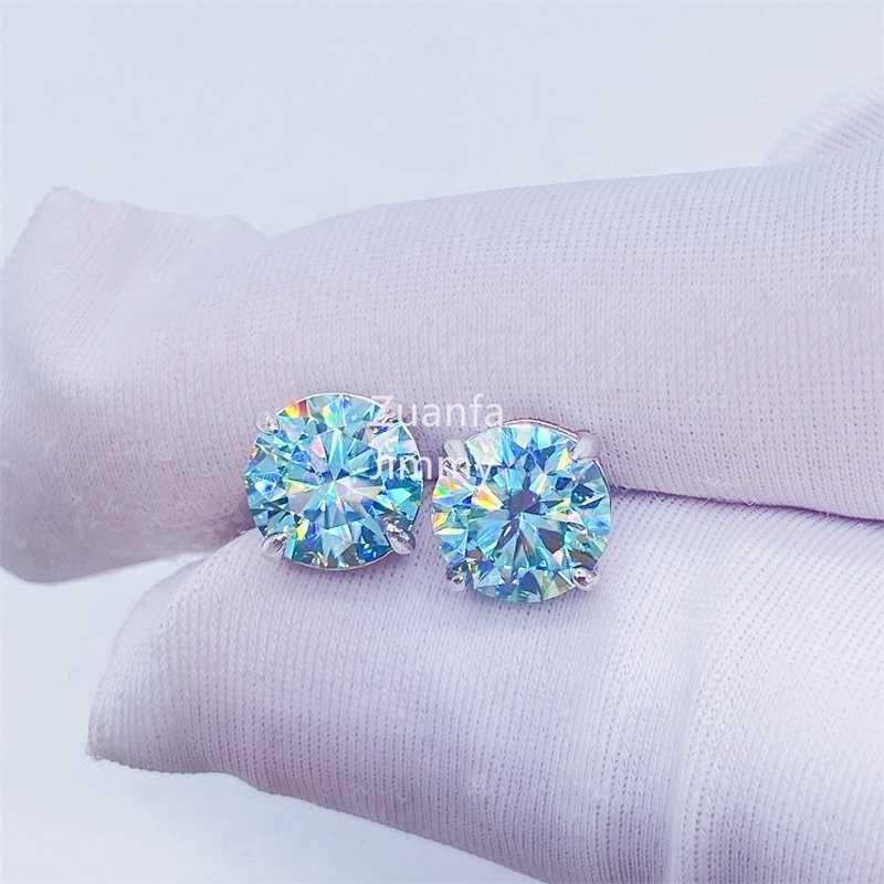 SILVER-6.5MMX2PCS（2CT）