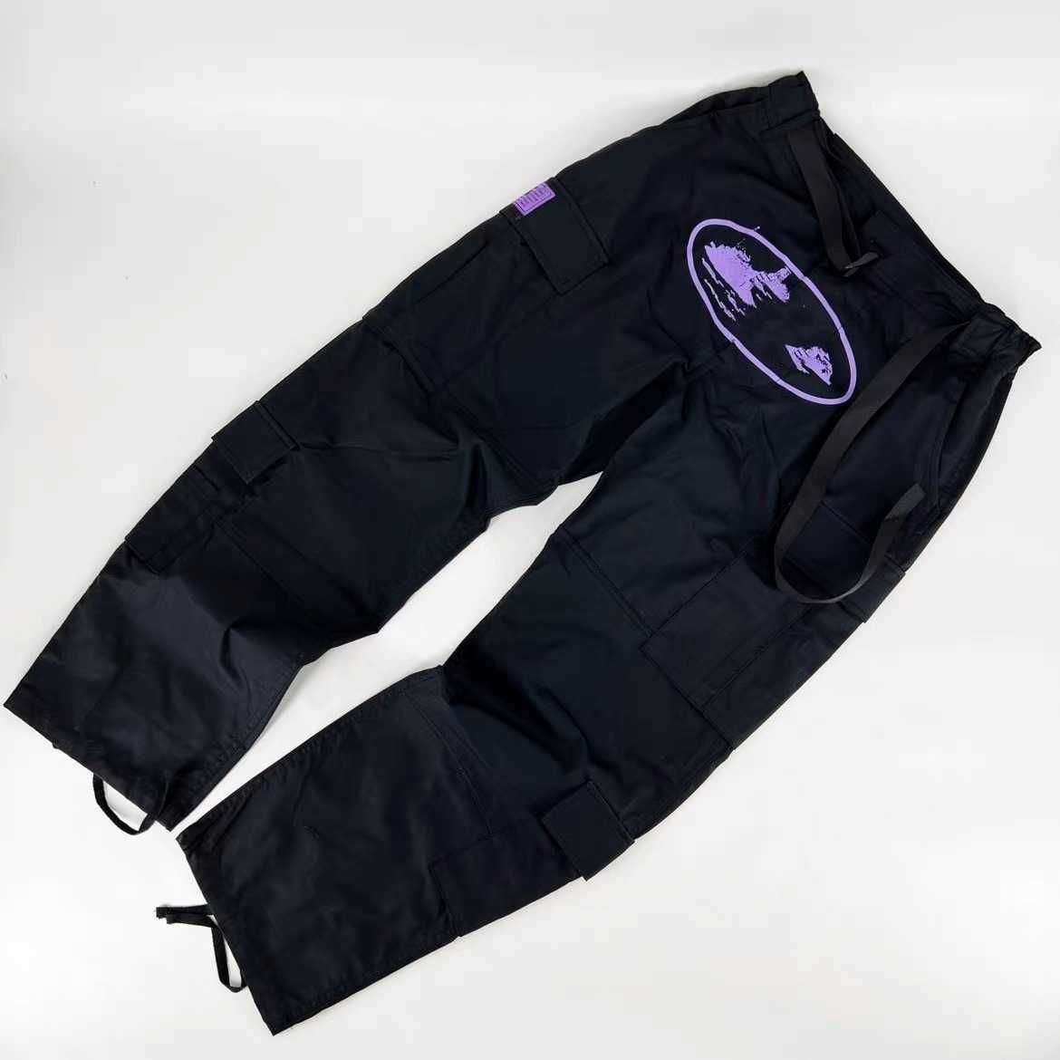 Cortez Alcatraz Cargo Pants Multi Pocket Side Button Loose Casual Sports  Straight Leg Leggings Men Yhh 5 HDM9