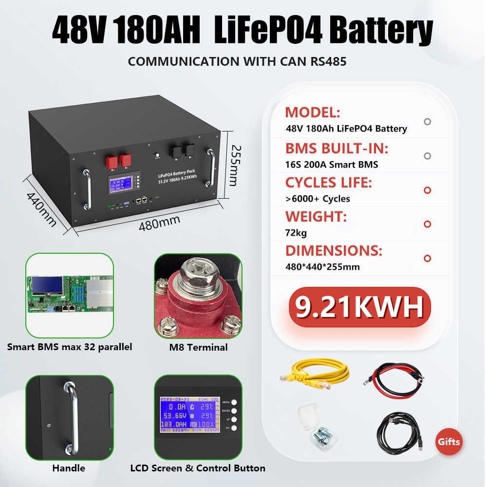 48v 180ah-9.2kw