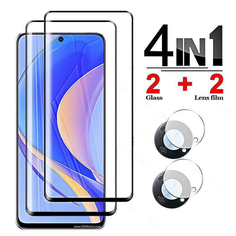 2pcs Black 2pcs Lins-Tempered Glass-No