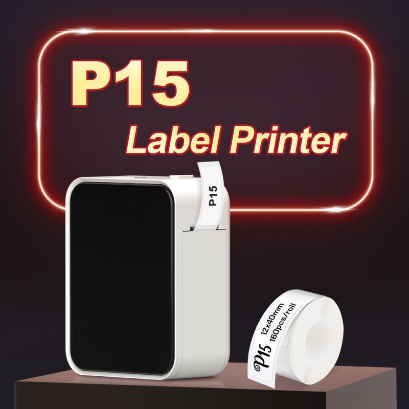 Portable Label Maker P15 Wireless Bluetooth Label Printer Diy P15
