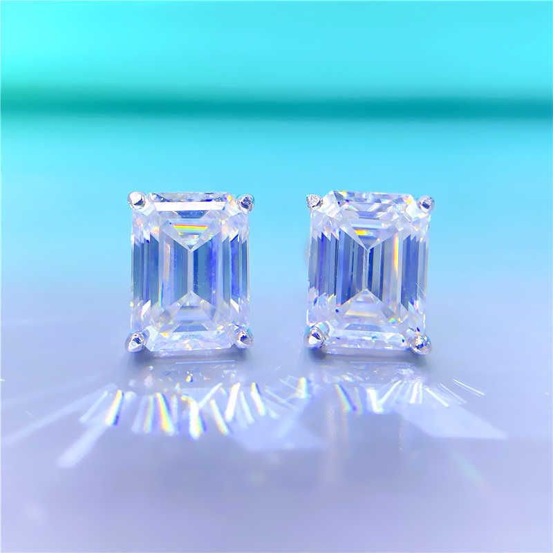 Prata-Esmeralda 7x9mm (6ct por par)