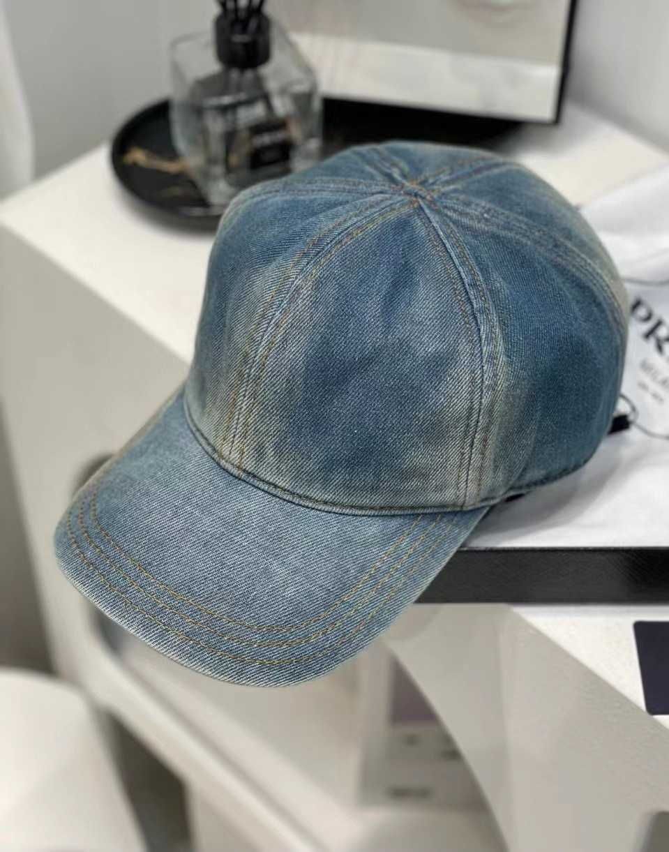 light denim correct baseball cap