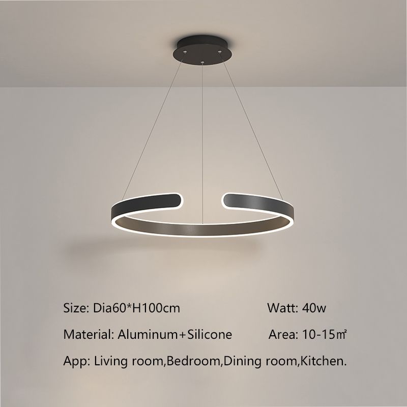 Czarny D60CM DIMMABLE RC