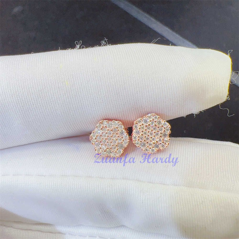 Rose Gold-7,3x7,8 mm