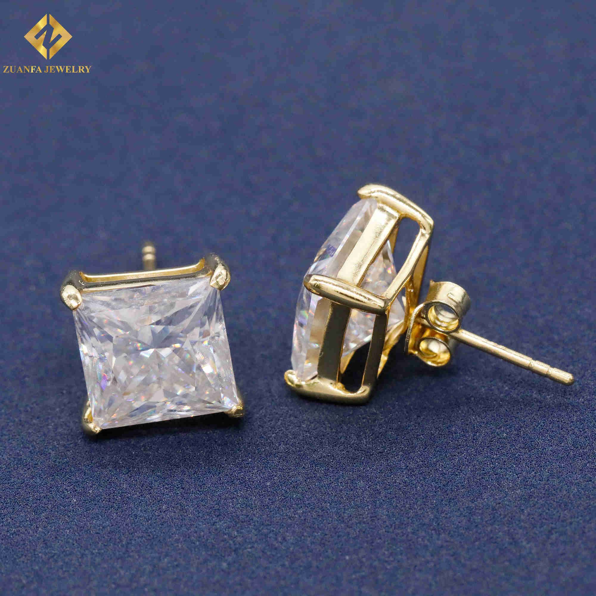 金メッキクラシカル-5.0mm 1.2ct/ペア