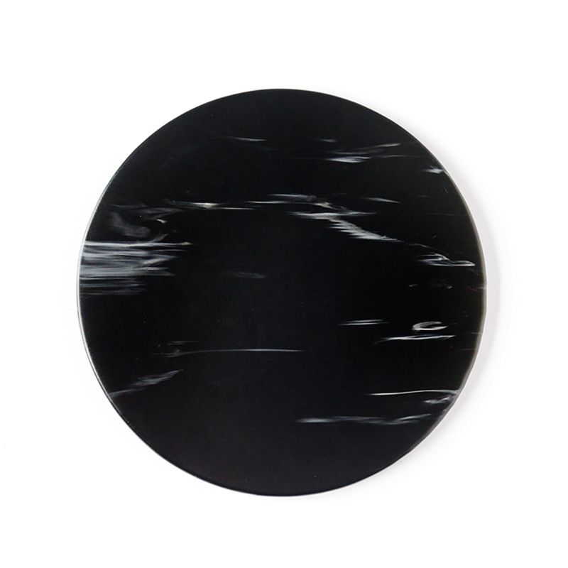 Noir 15x0.5cm rond