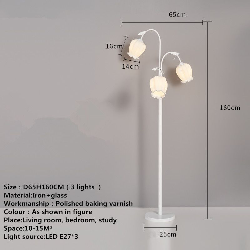 3 Lichter, weißer US-Stecker, China-Knopf