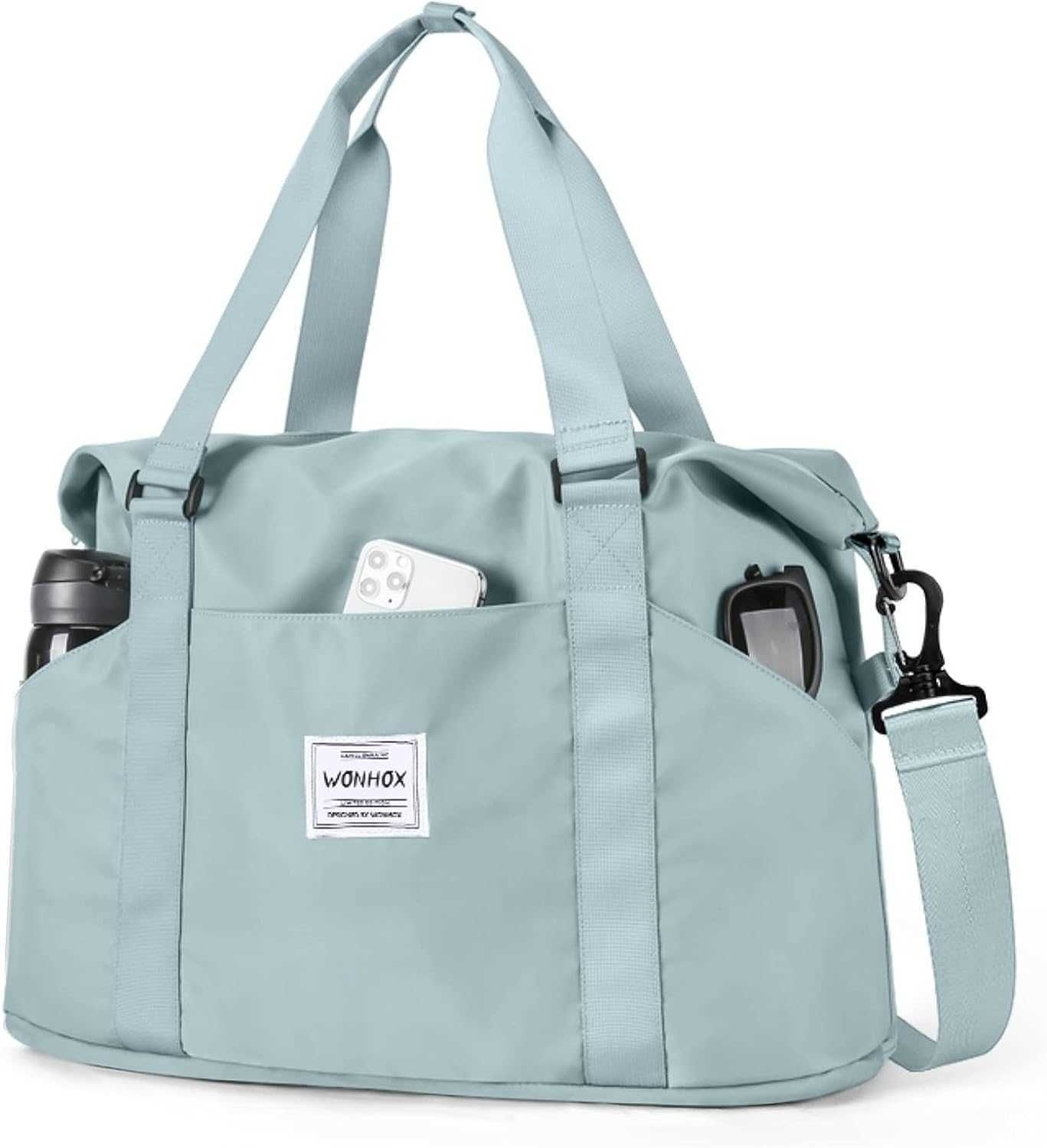 F-light Blue-Travel Bag