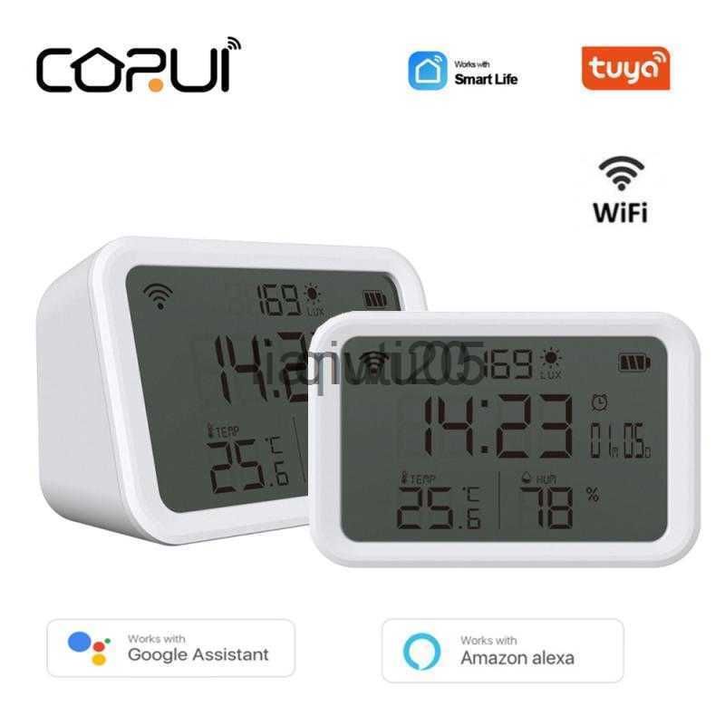 Zigbee 3.0 tuya temperature humidity sensor light intensity detector  hygrometer thermometer smart home works with smartlife app