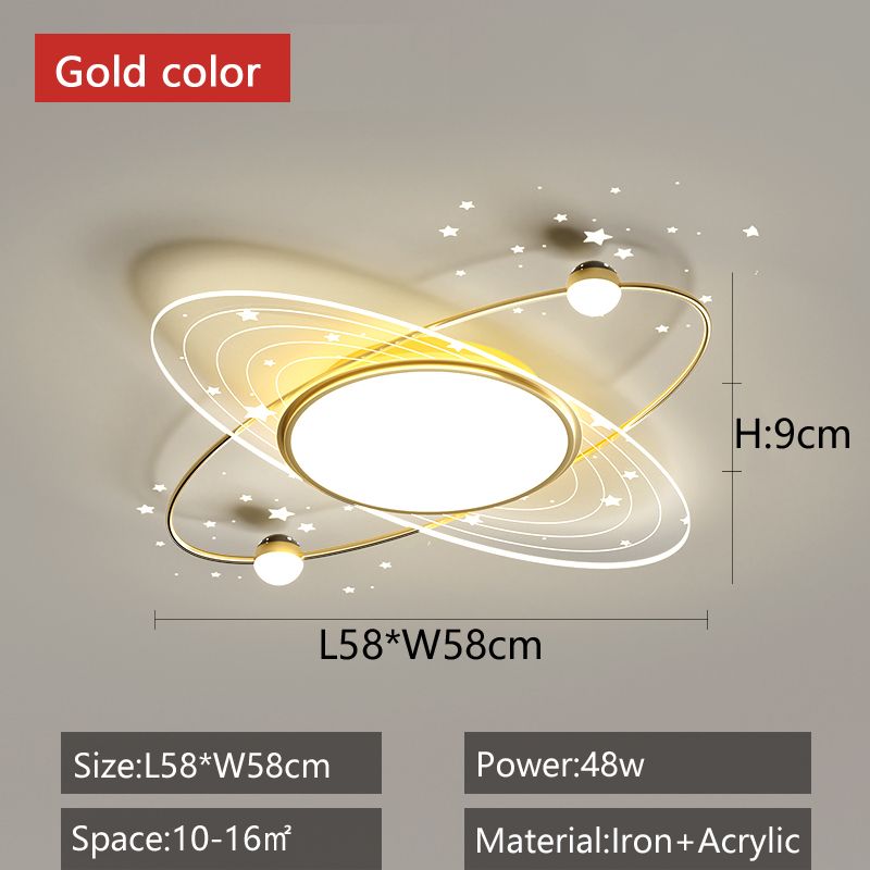 Gold L58xW58cm China Dimmable RC