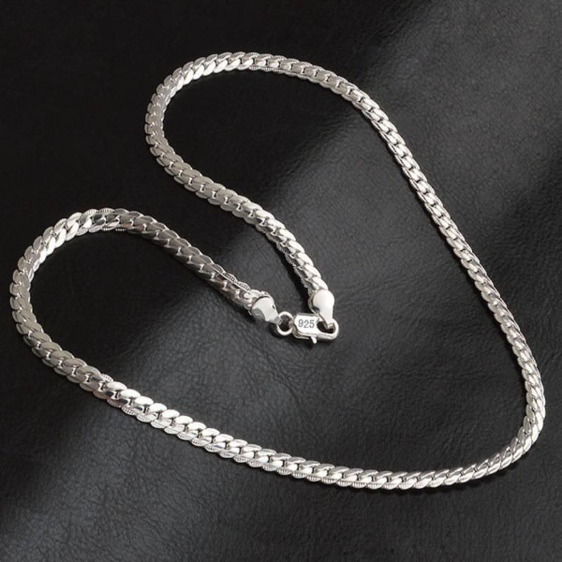 5mm silver 45cm 18inches