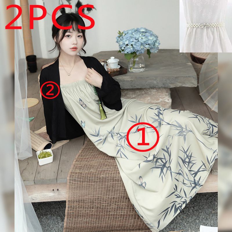 Короткие 2pcs set green