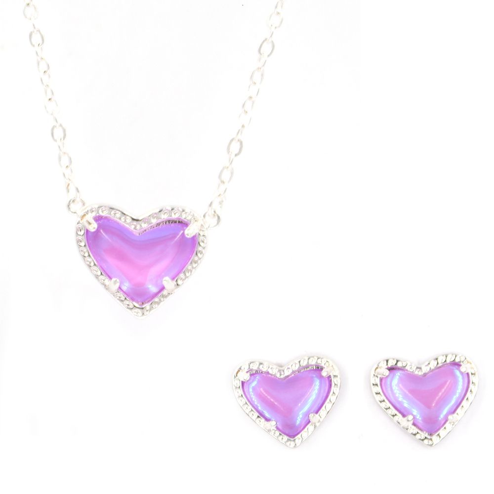 Set d'argent violet