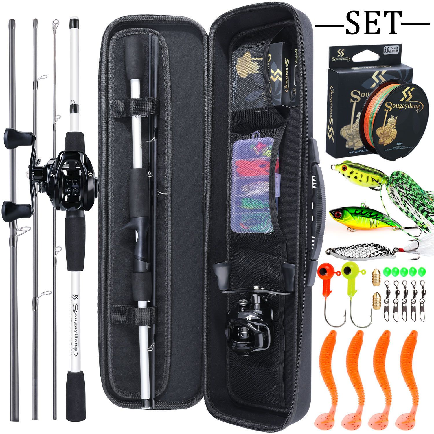 Fishing Set with Box-Right Hand