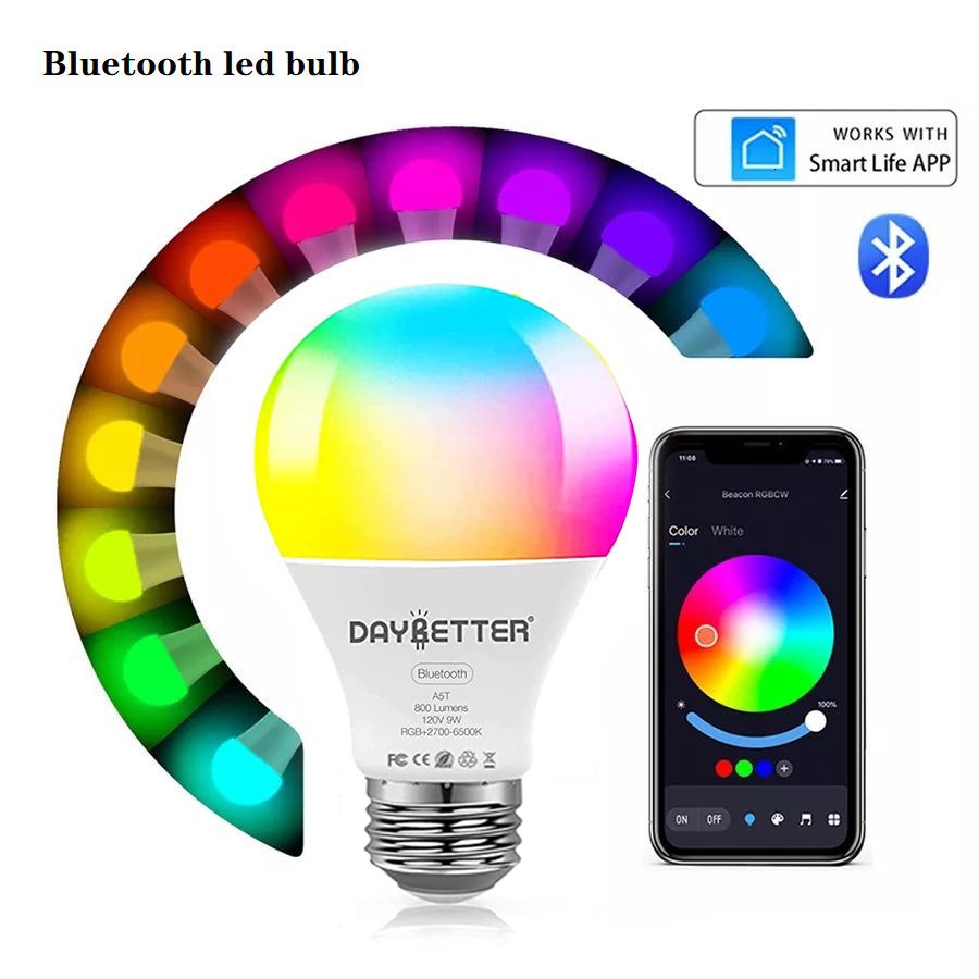 Bluetooth LED Bulb-1 PC-YE-9W E26 110V